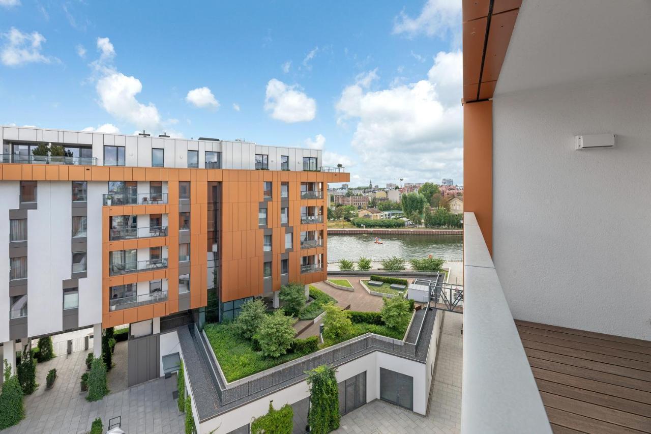 Premium Family & Business Old Town Riverside Apartment With Parking Gdansk Dış mekan fotoğraf