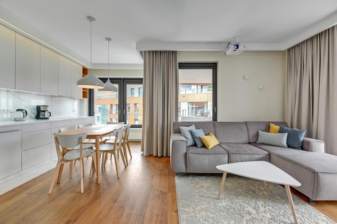 Premium Family & Business Old Town Riverside Apartment With Parking Gdansk Dış mekan fotoğraf